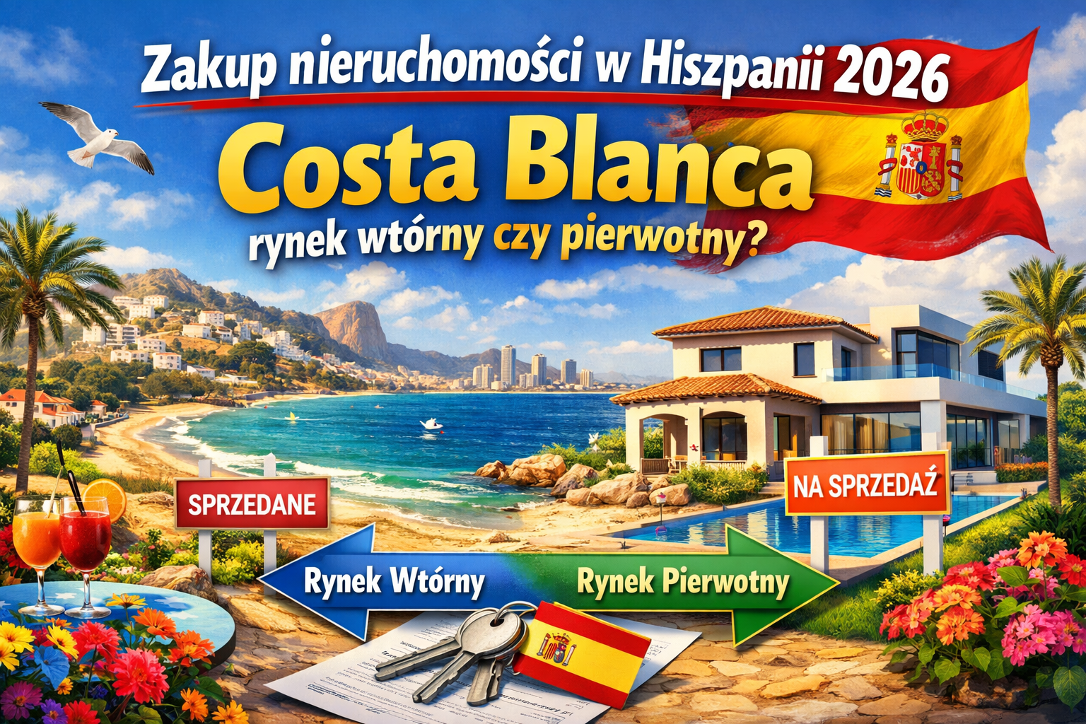 Zakup nieruchomości w Hiszpanii 2026 Costa Blanca rynek wtórny czy pierwotny?
